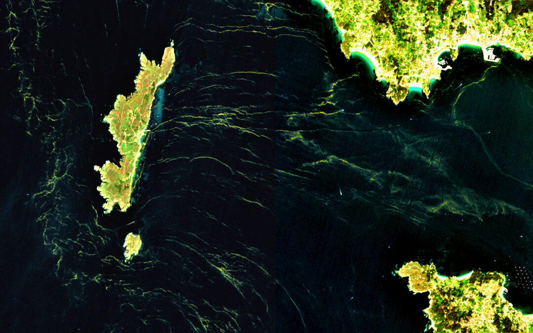 El CSIC utiliza imágenes de satélite para monitorizar las mareas rojas en las rías gallegas